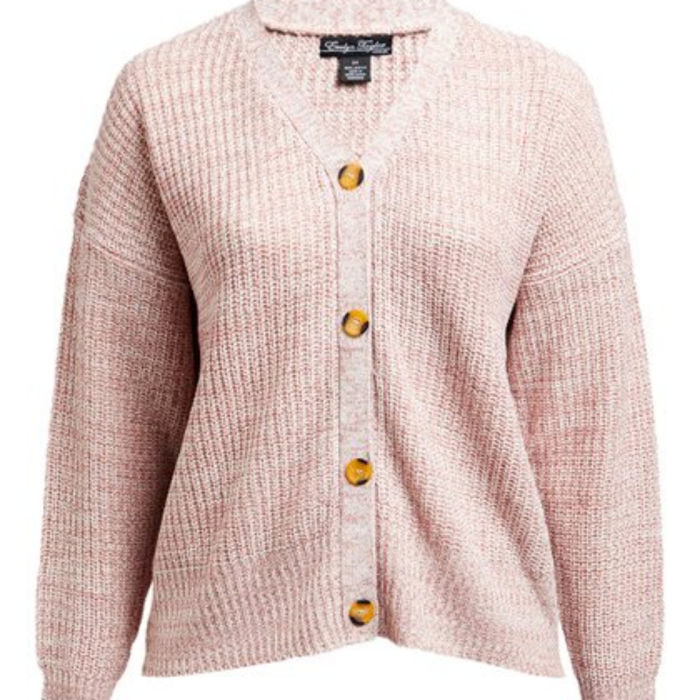 Evelyn Taylor Light Pink Cardigan